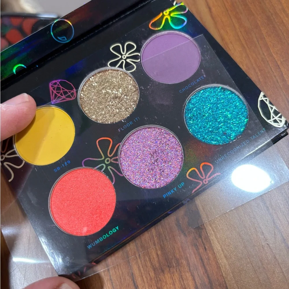 HIPDOT x SpongeBob Imaginaation Pressed Glitter & Pigment Palette NIB